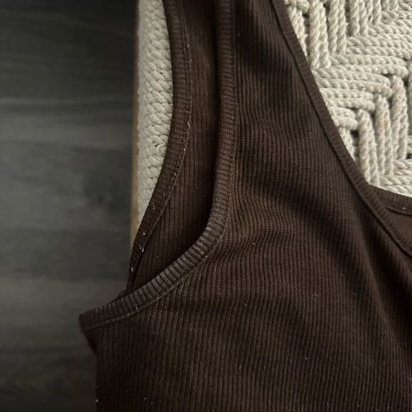 button down shein tank crop top - Picture 4 of 4